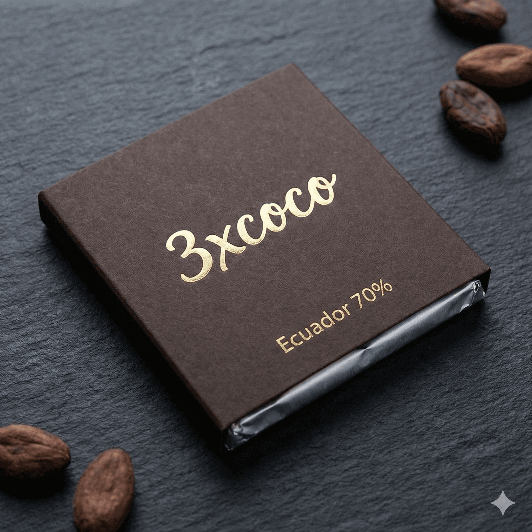 Single-Origin Bar in a Cardboard Sleeve